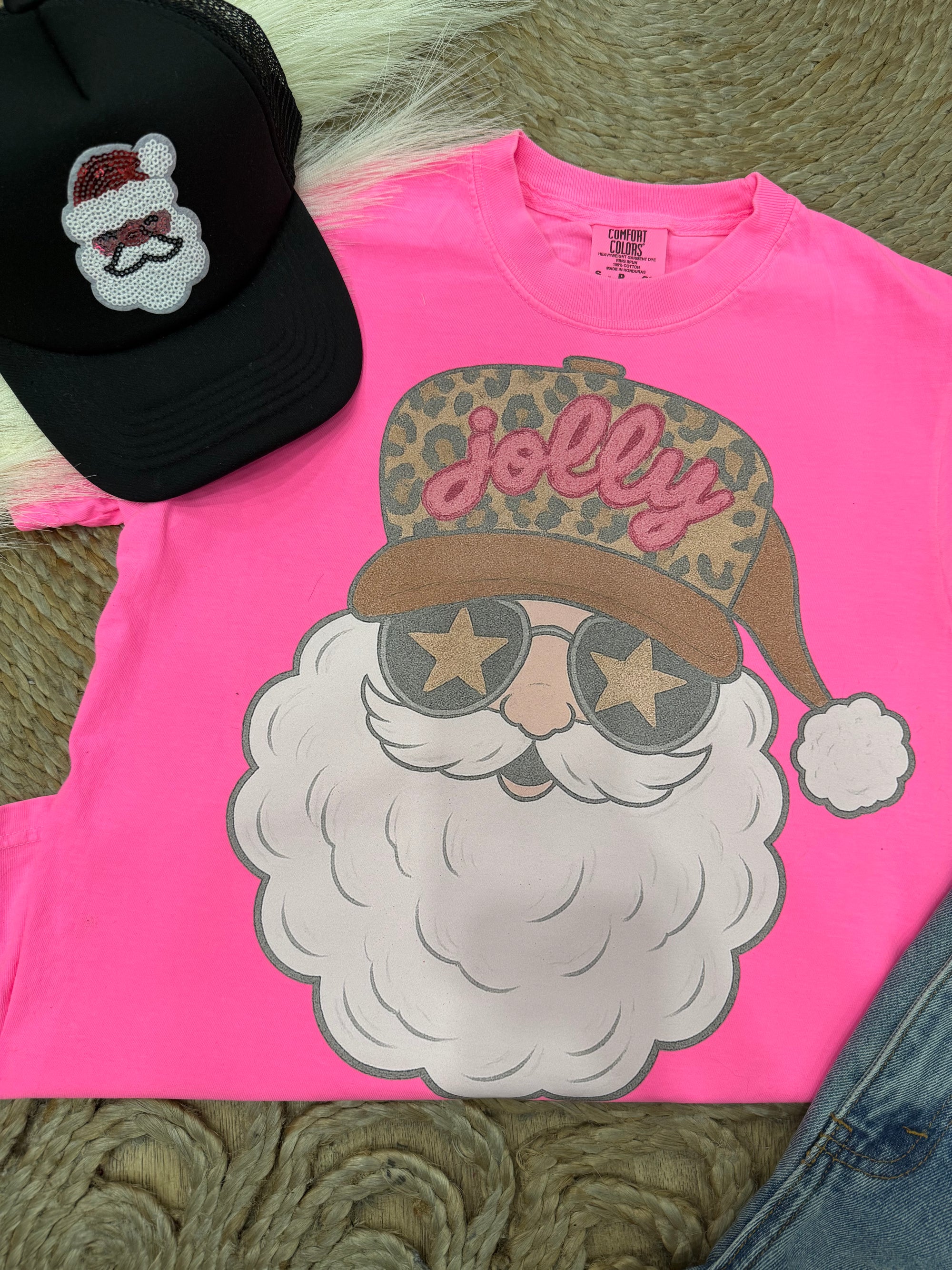 Leopard Jolly Comfort Colors Tee