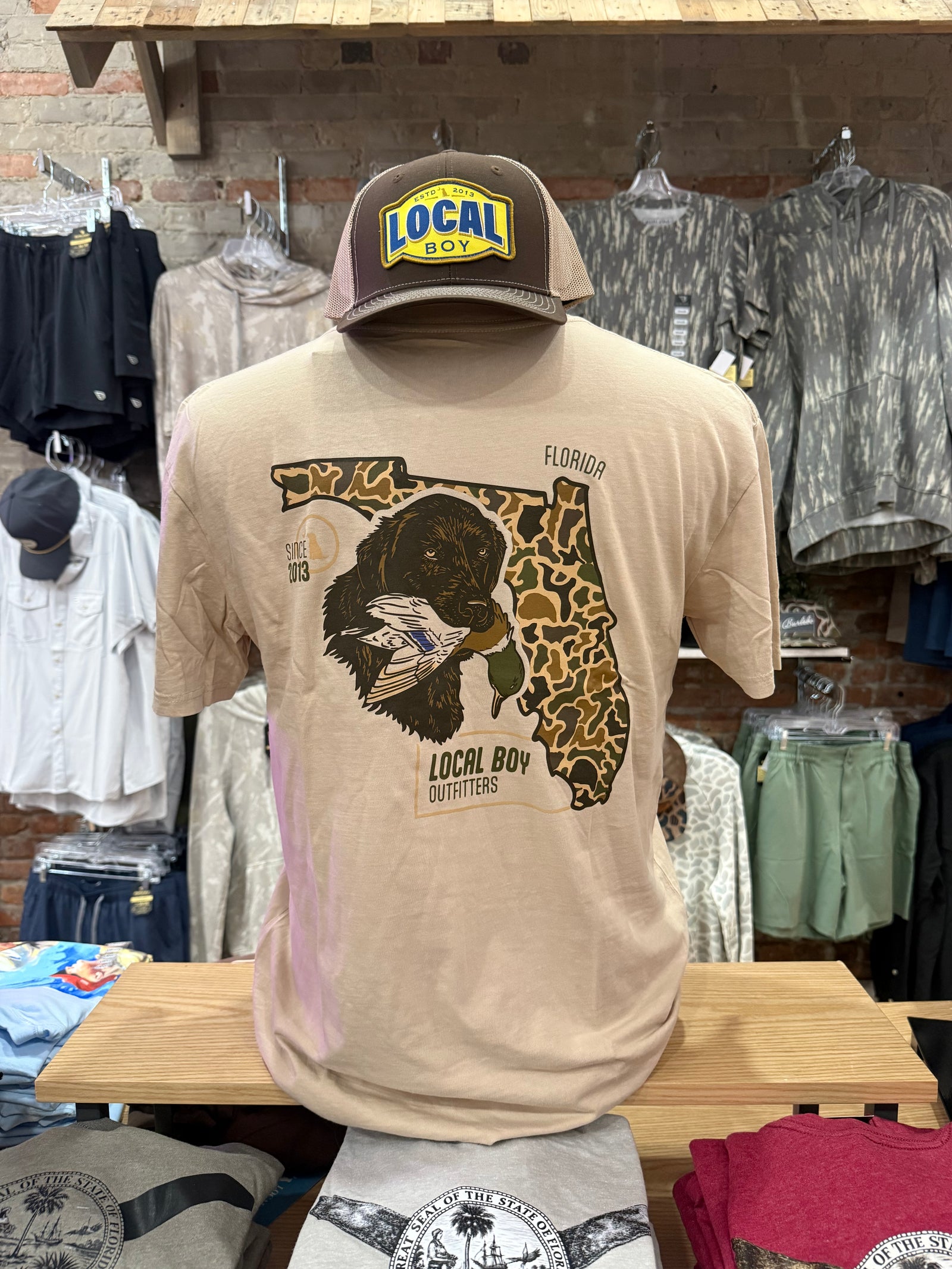 Local Boy Old School Retrieve State Tee - FL