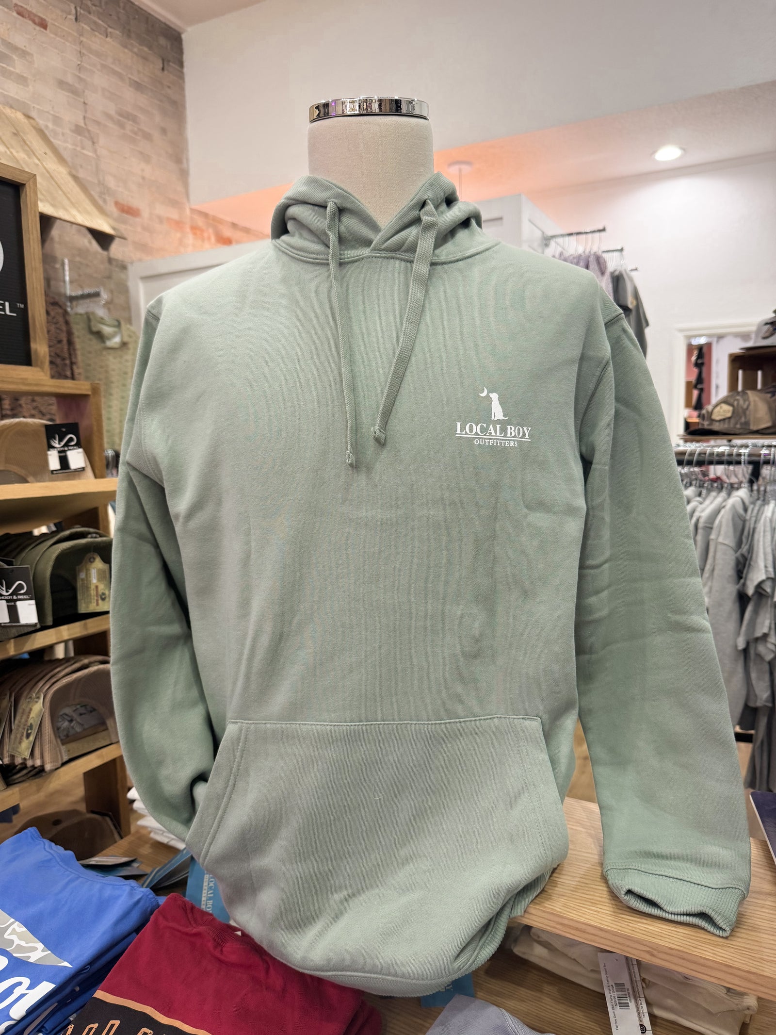 Local Boy Fish Camo Diamond Crest Hoodie