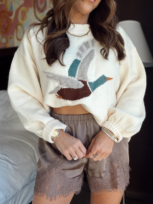 Drake Mallard Loose Fit Sweater Top