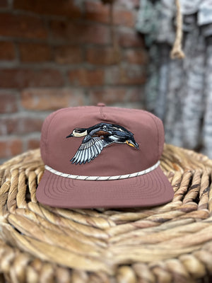Local Boy Gadwall Perforated Flat Brim Hat