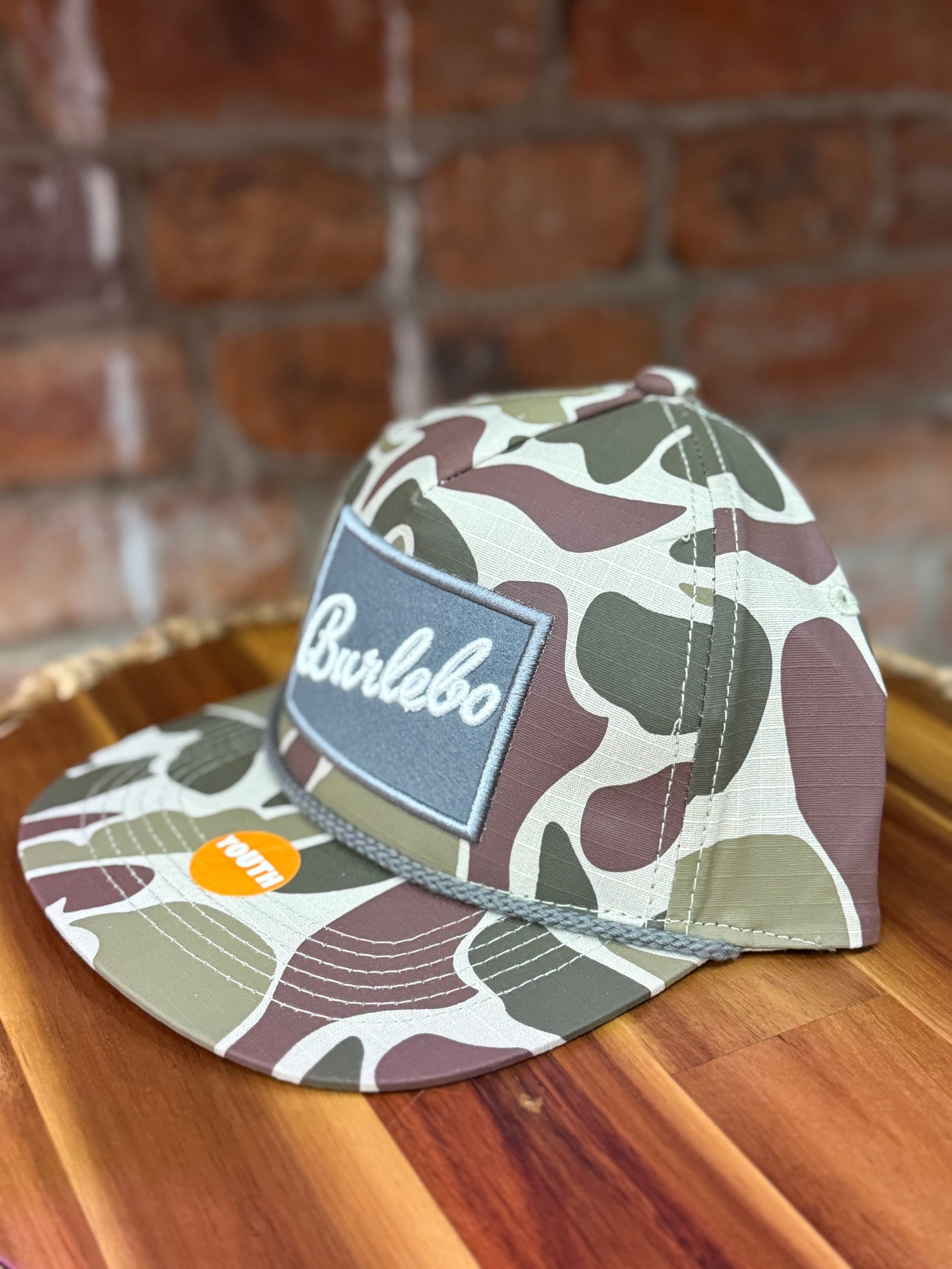 Burlebo Youth Cap - Grey Patch Camo