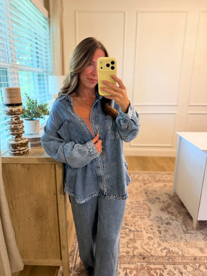 Franklin Washed Chambray Button Down