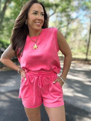 Kamri Lounge Set-Taffy Pink