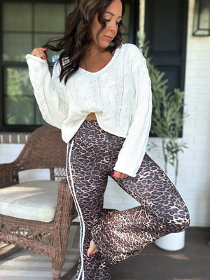 Clarrisa Leopard High Waisted Pants