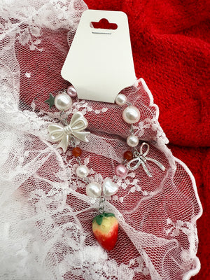 Berrylicious Strawberry Charm Bracelet