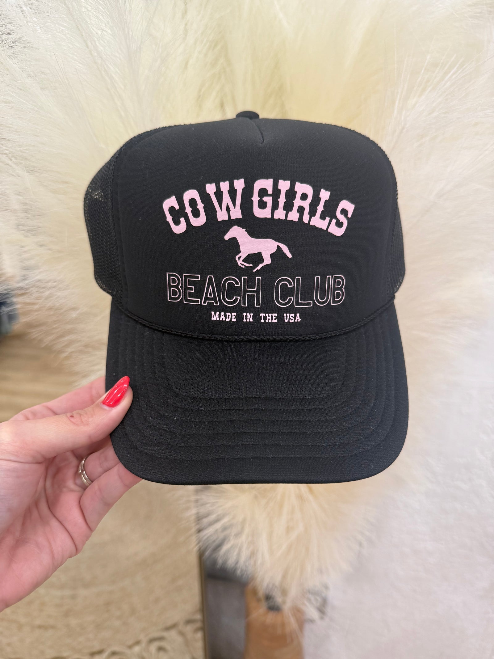 Cowgirls Beach Club Trucker Hat