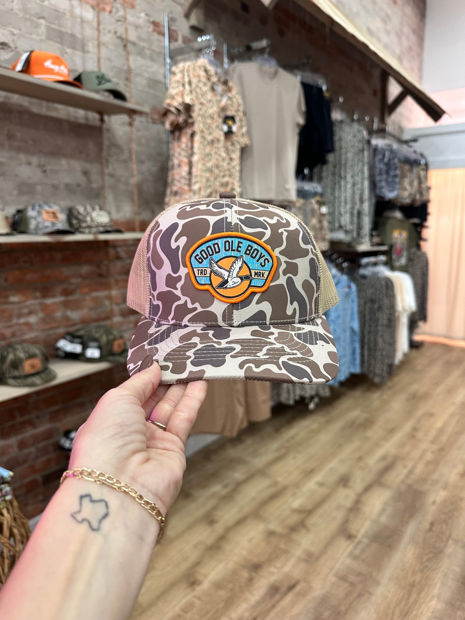 Good Ole Boys Camo Trademark Hat