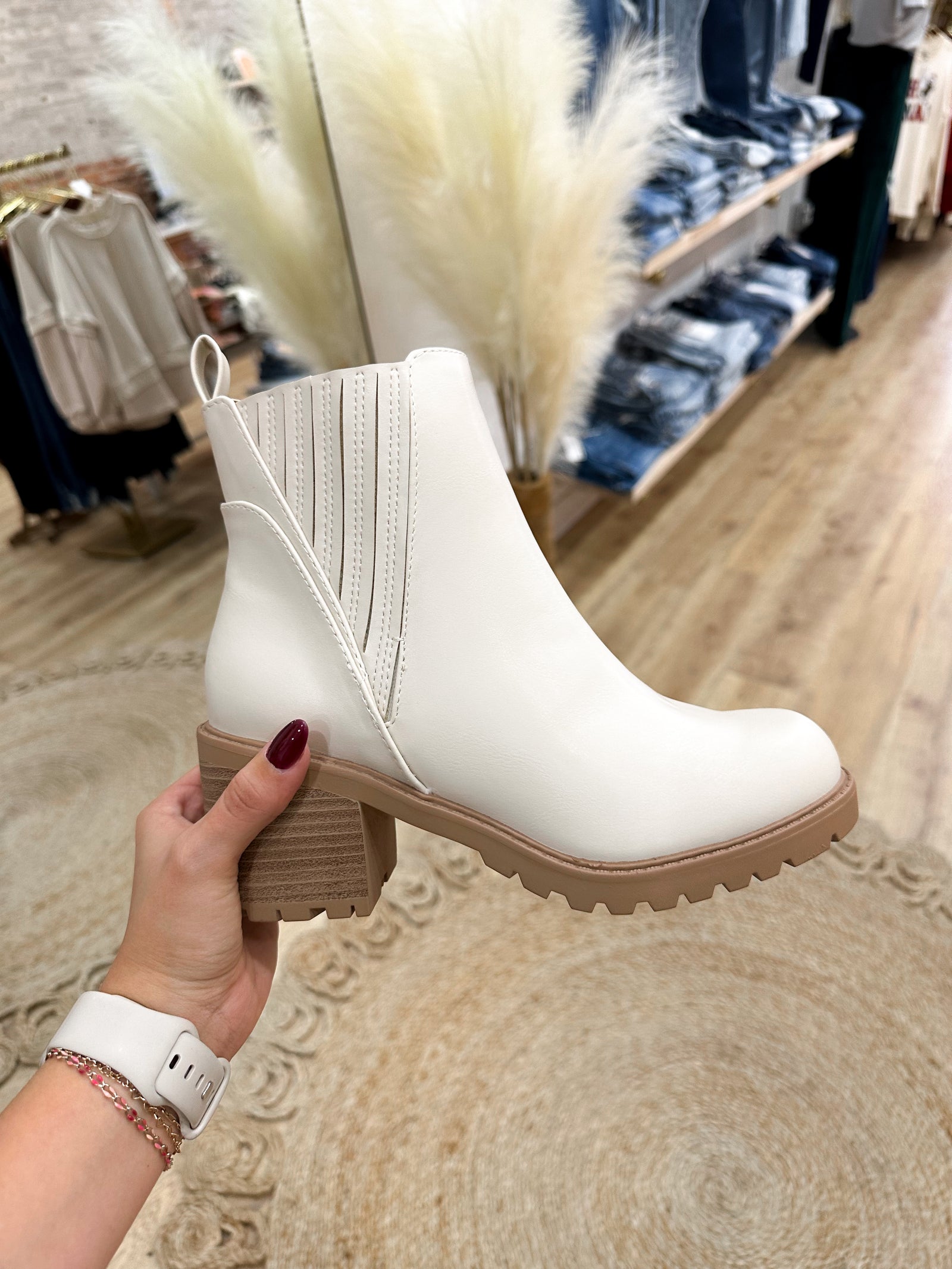 Becca Slip On Booties - Sand