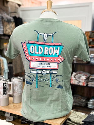 Old Row - The Road Sign Pocket Tee