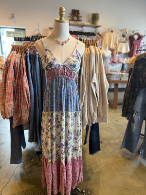 Hopeful Dreamer Patchwork Maxi Dress