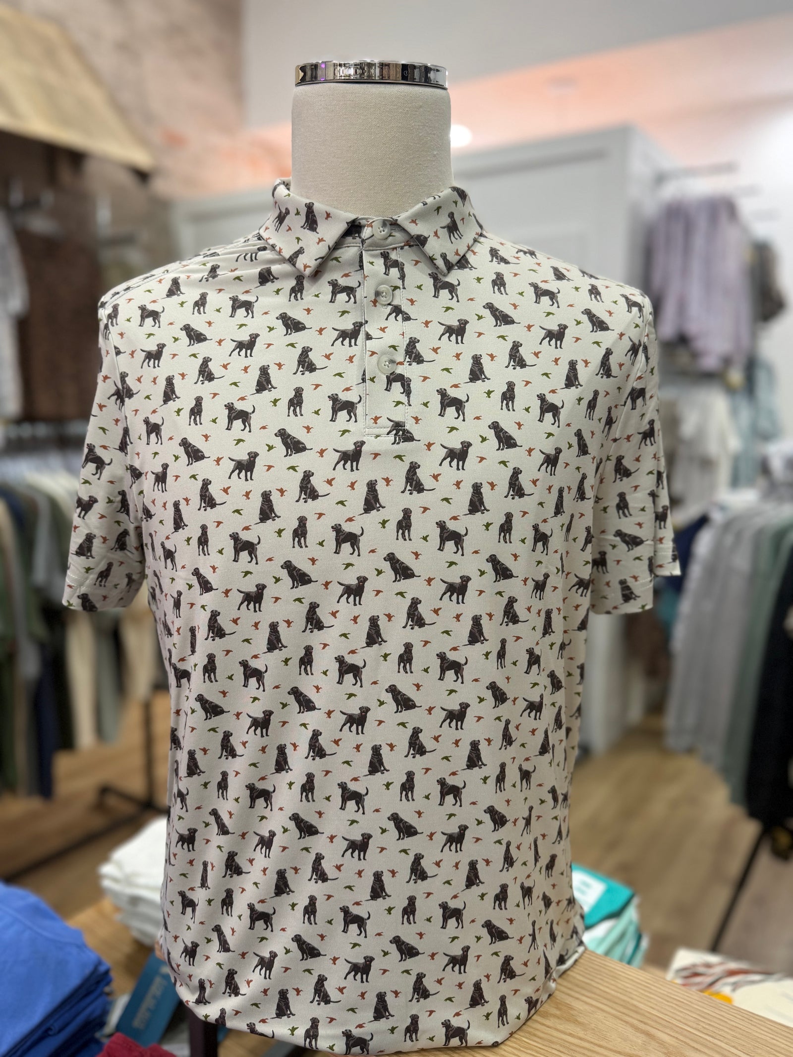 Burlebo Performance Polo - Ducks & Dogs