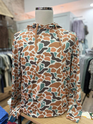 Burlebo Performance Hoodie - Bayside Camo
