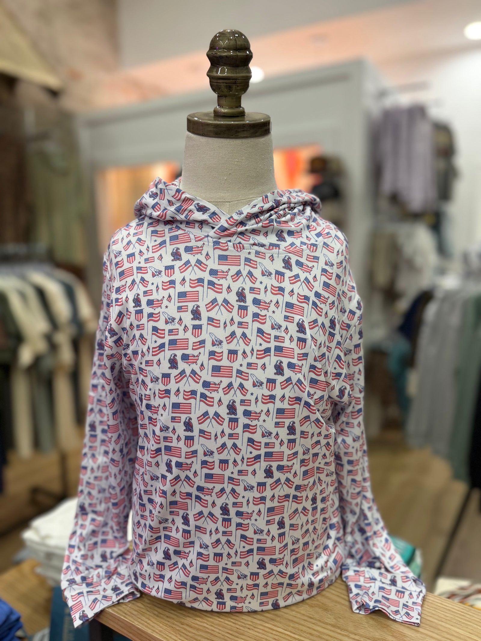 Burlebo Youth Performance Hoodie - Old Glory