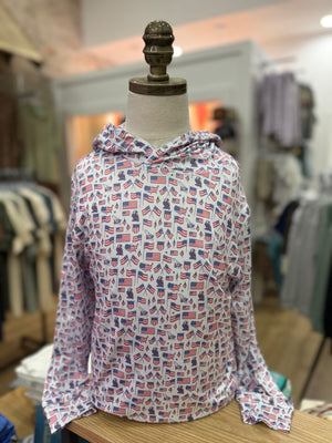 Burlebo Youth Performance Hoodie - Old Glory