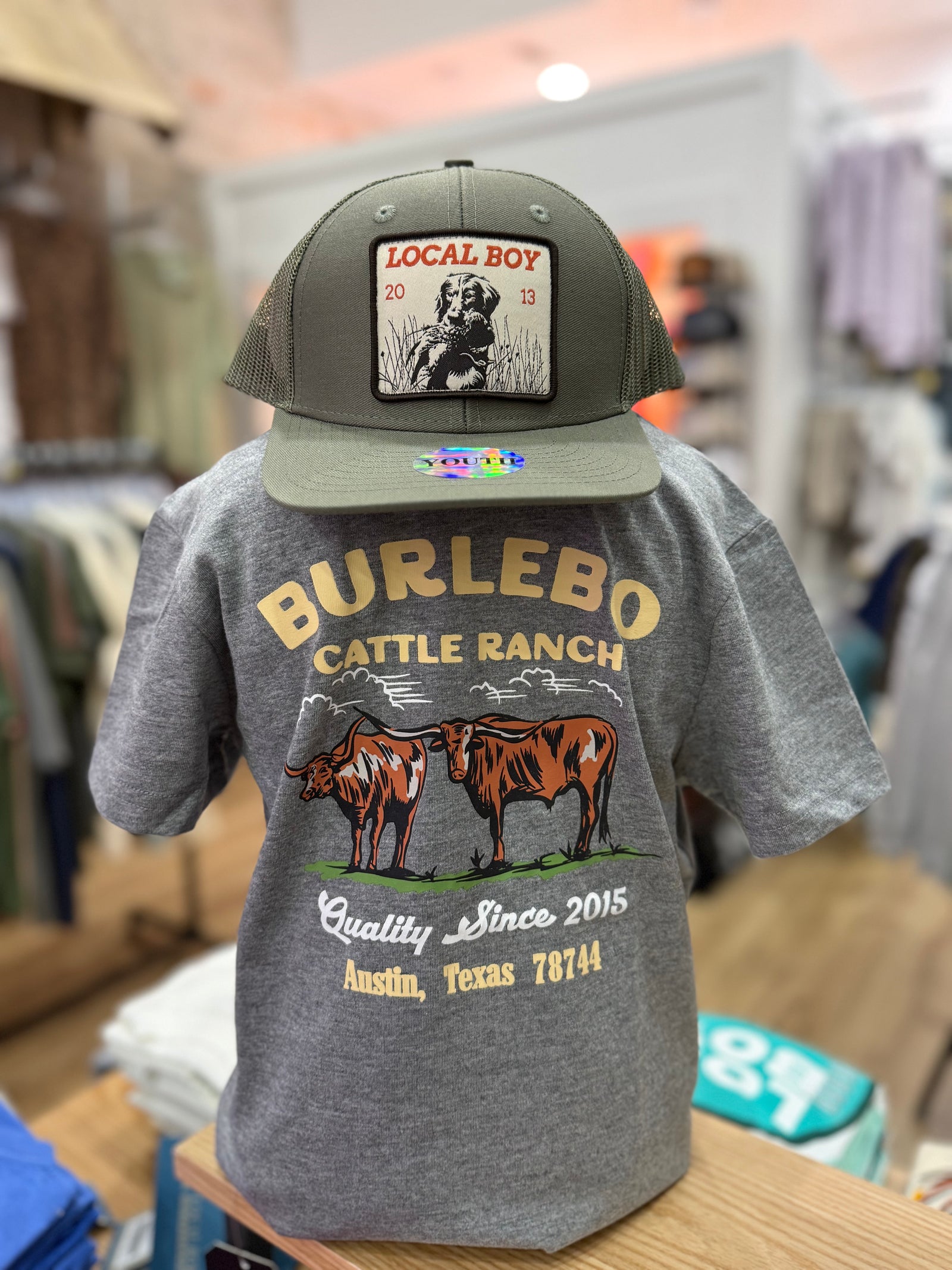 Burlebo Youth Cattle Ranch Tee