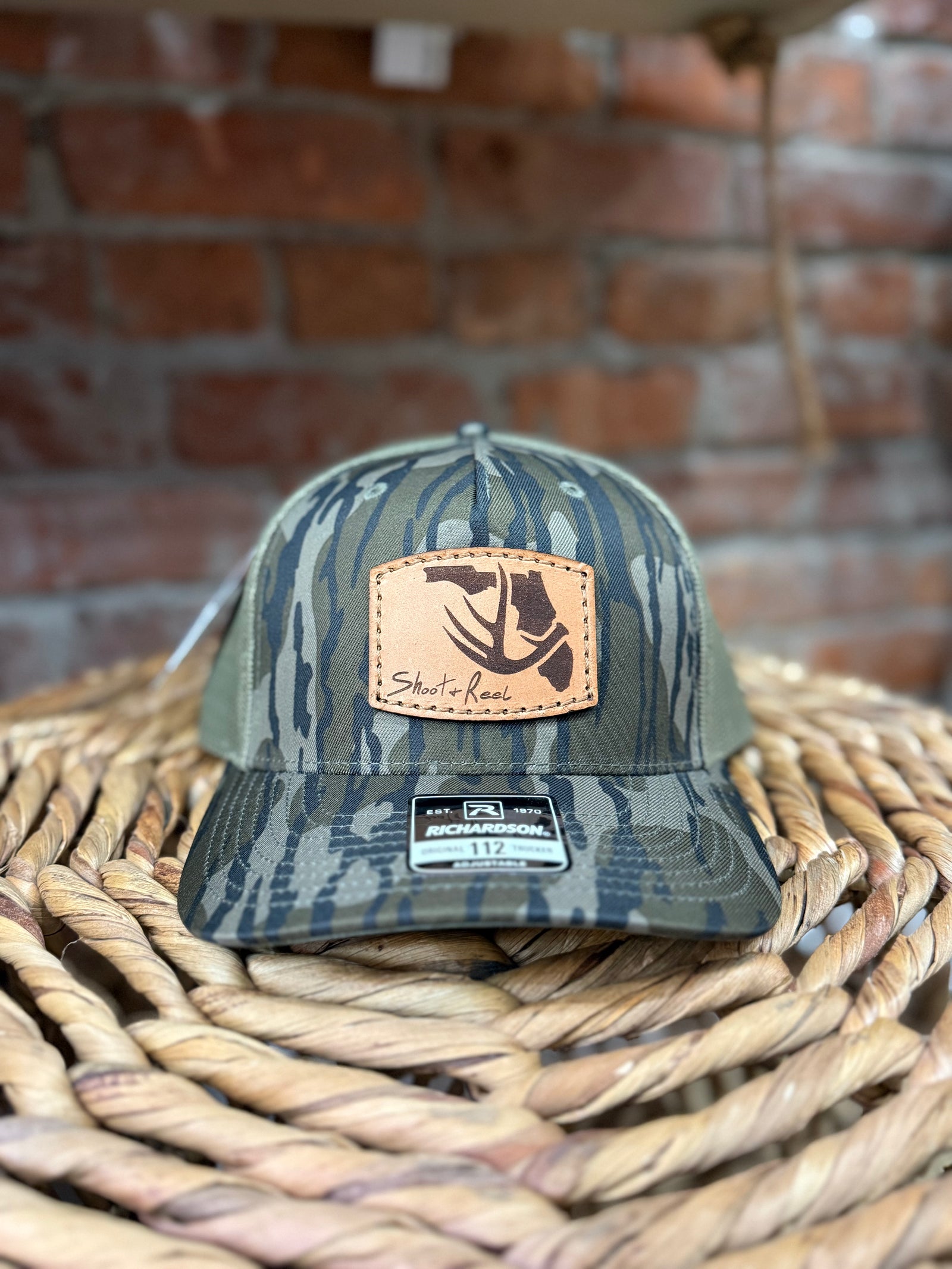 Shoot & Reel Realtree Max 7 Panel Antler Flag Patch