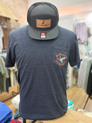Old School Duck Hunt - Heather Navy
