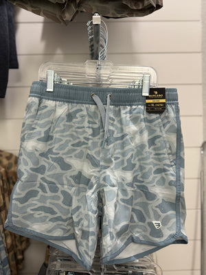 Burlebo Youth Swim Trunks - Seaside Camo