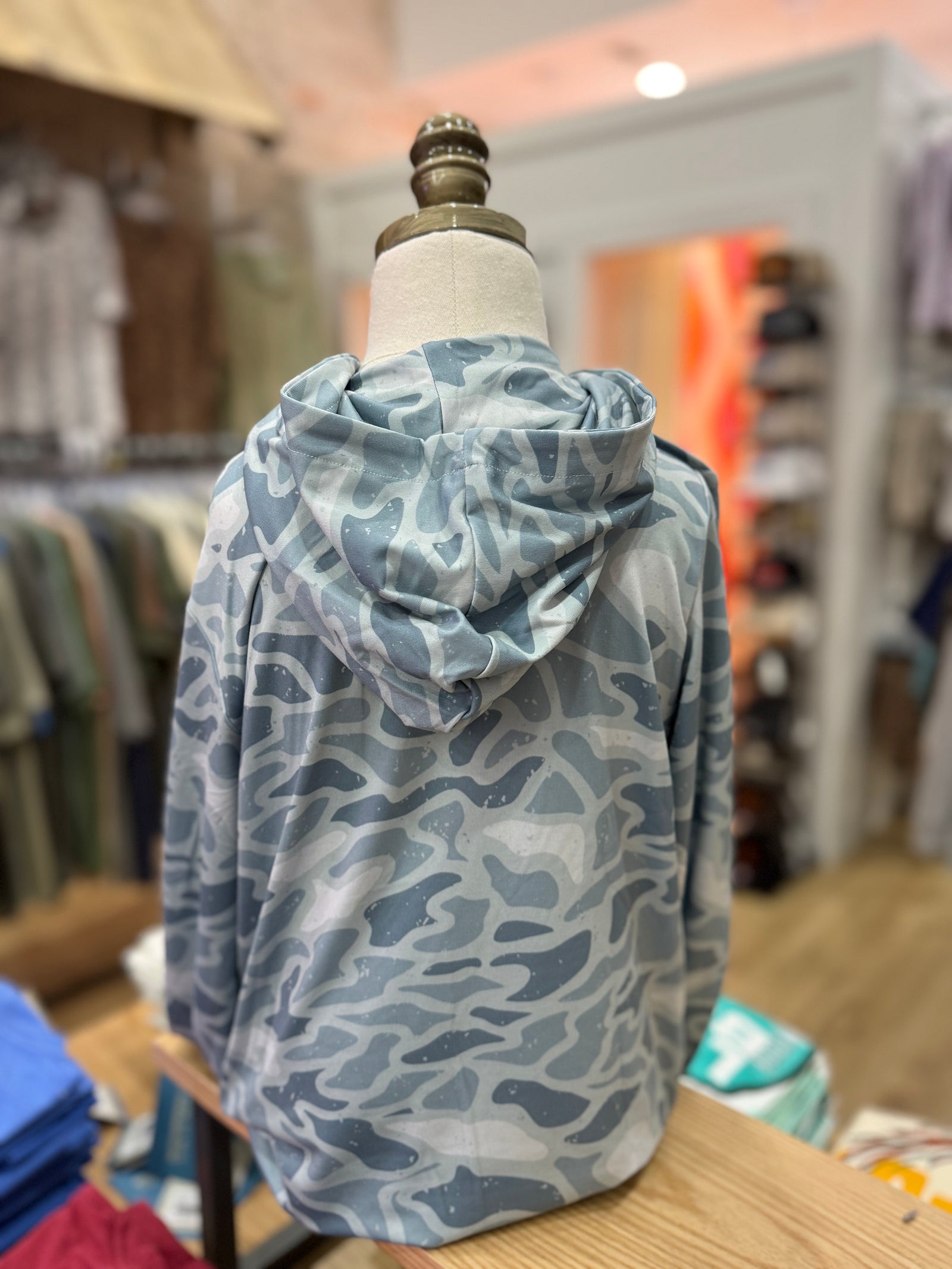 Burlebo Youth Performance Hoodie - Seaside Camo