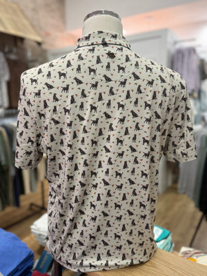 Burlebo Performance Polo - Ducks & Dogs