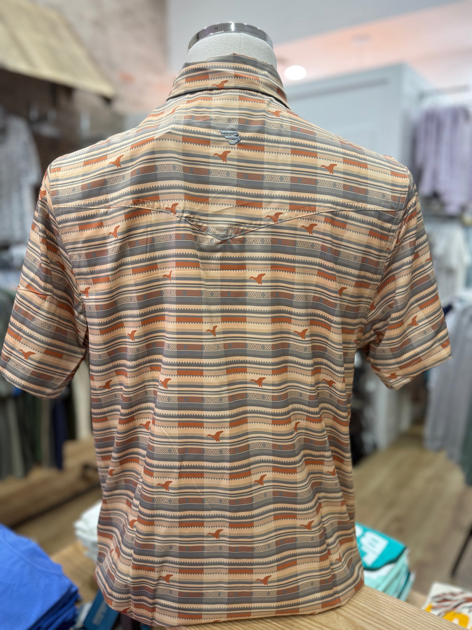 Burlebo Performance Western Shirt - Duck Hunter Plaid