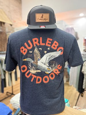 Old School Duck Hunt - Heather Navy