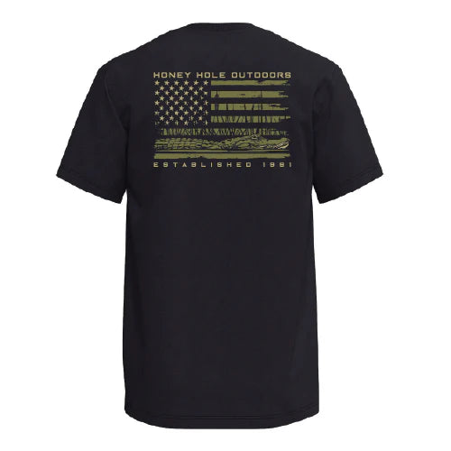 Honey Hole Gator Flag Tee