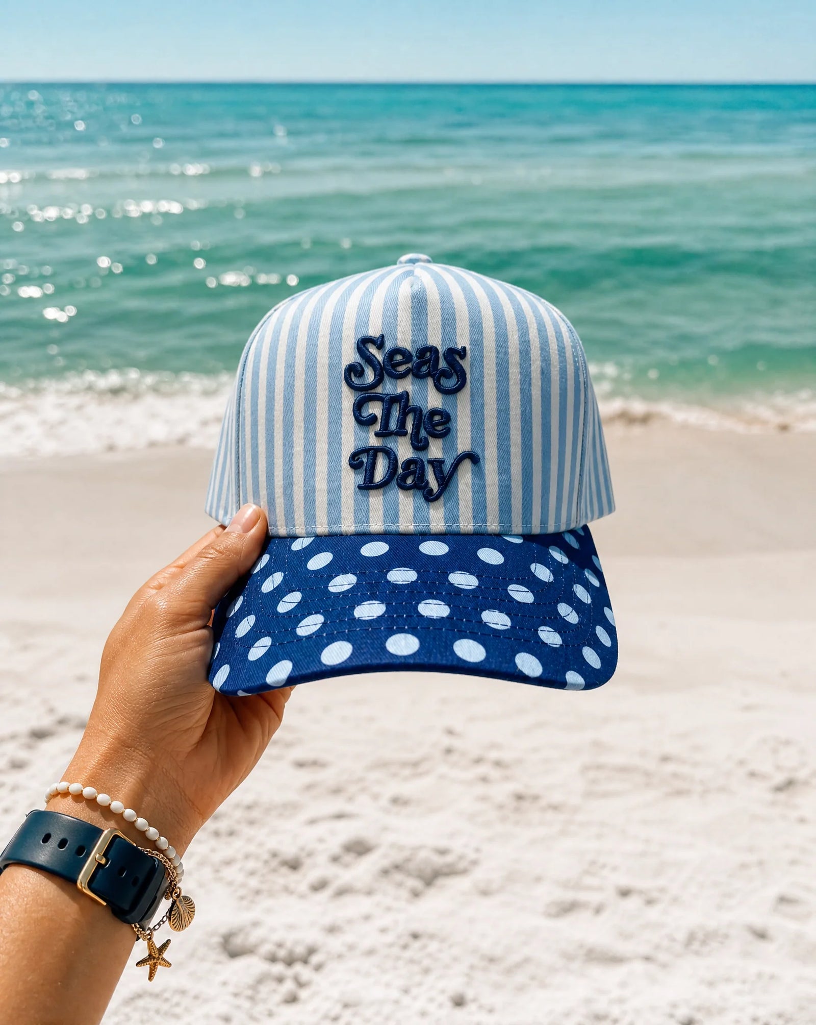 Seas The Day Trucker Hat