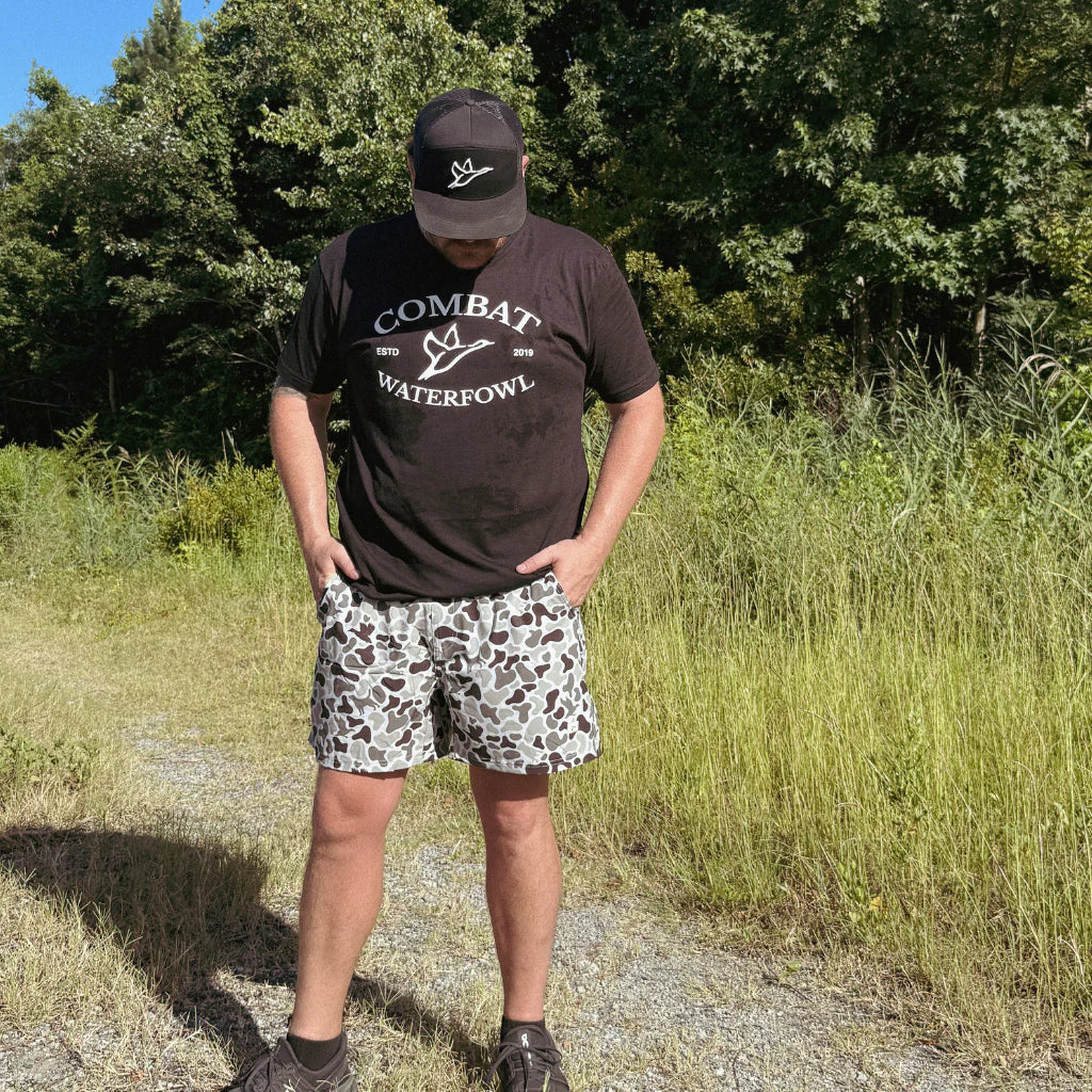 Combat Waterfowl 5.5" Volley Shorts - Hemland