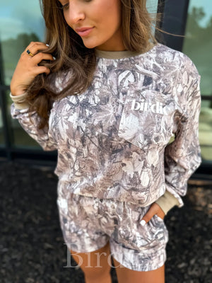 Birdie Lightweight Long Sleeve Camo Tee