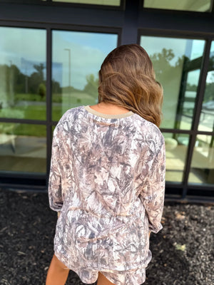 Birdie Lightweight Long Sleeve Camo Tee