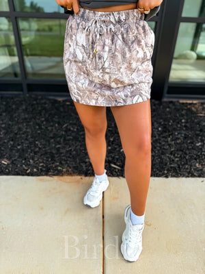 Birdie Dark Camo Active Skort