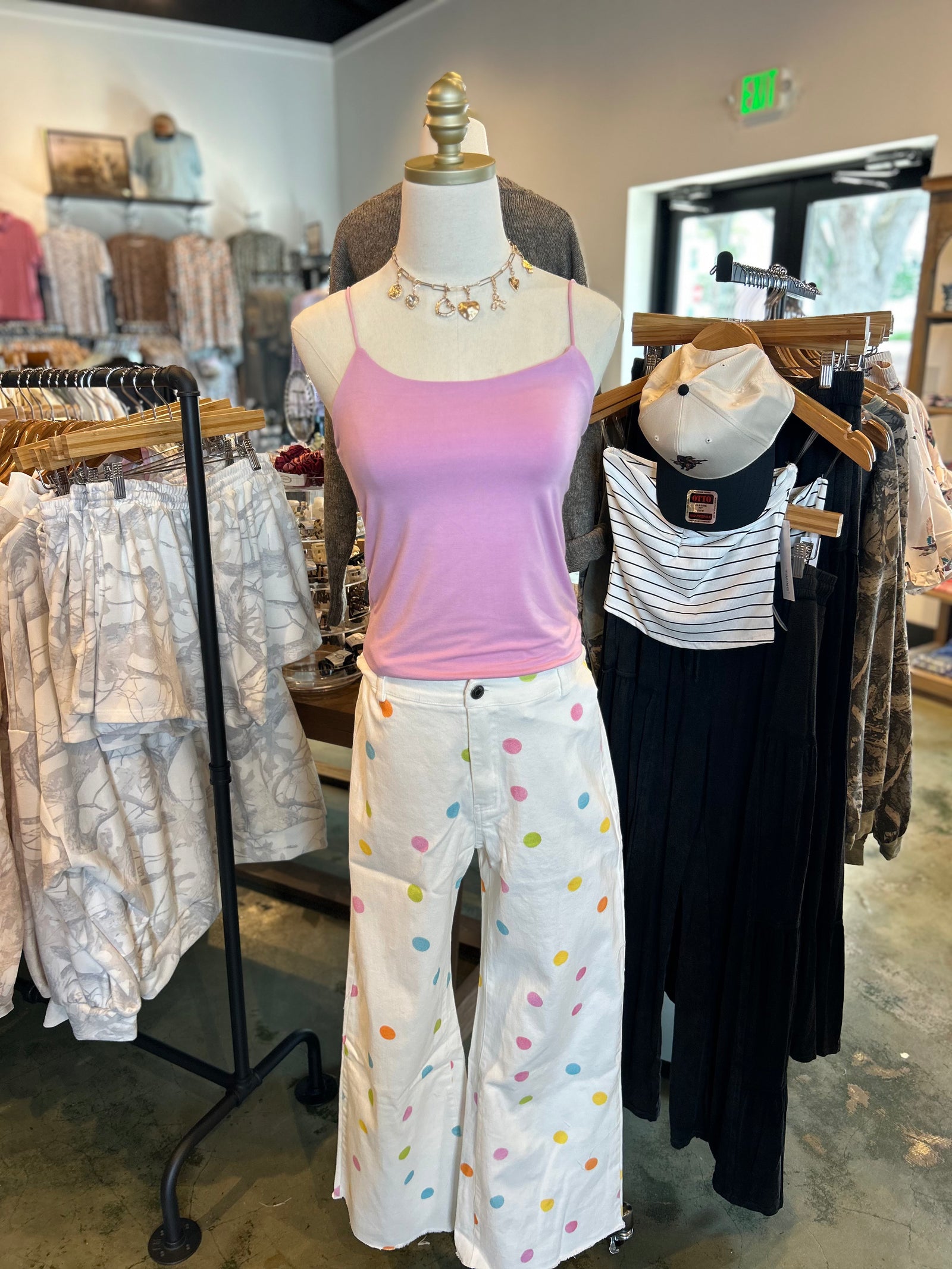 Holly Pastel Polka Dot Pants