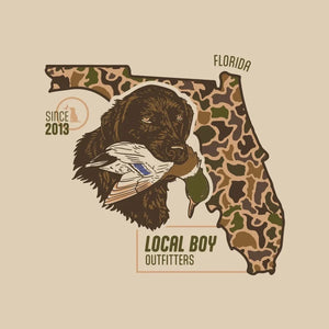 Local Boy Old School Retrieve State Tee - FL