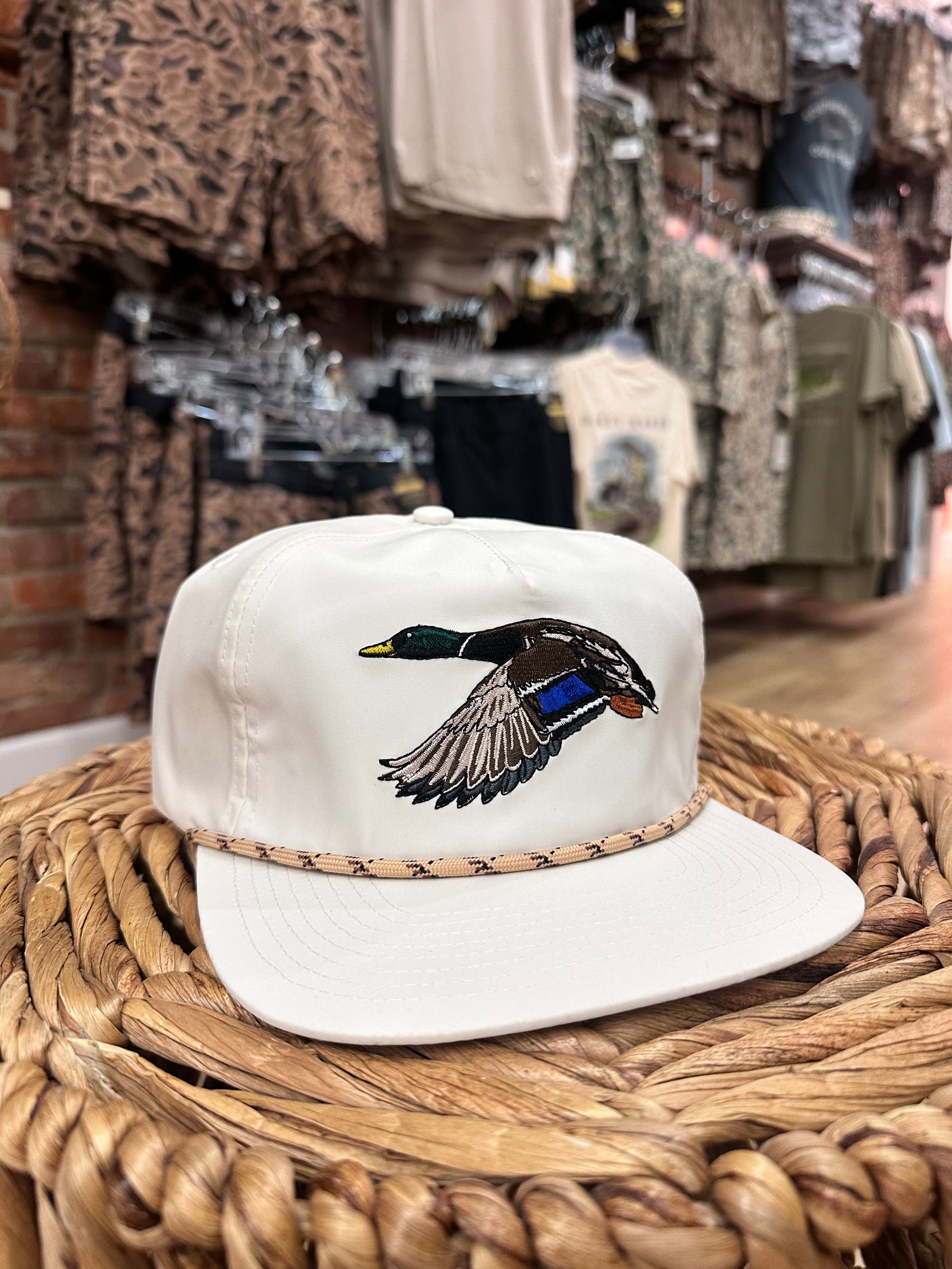 Local Boy Mr Mallard Rope Hat