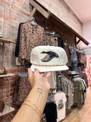 Local Boy Mr Mallard Rope Hat