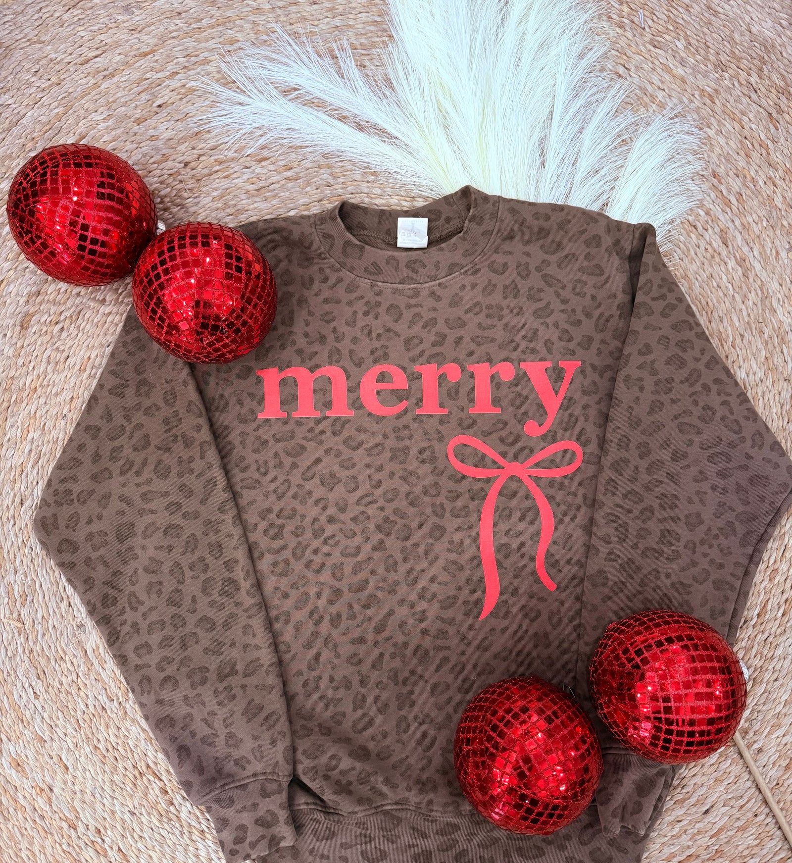 Merry Leopard Pullover