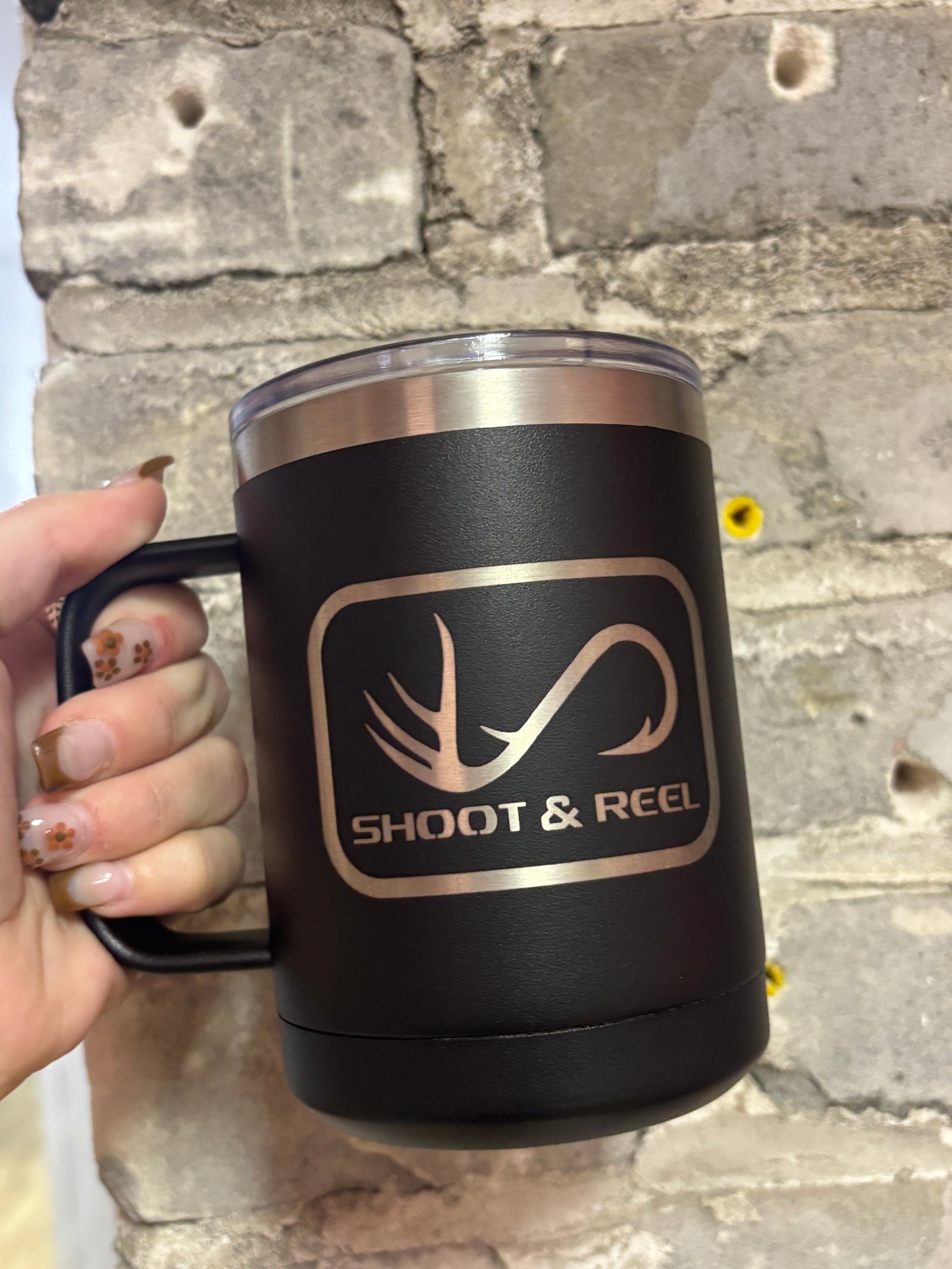 Shoot & Reel 15oz Cup - S&R Logo