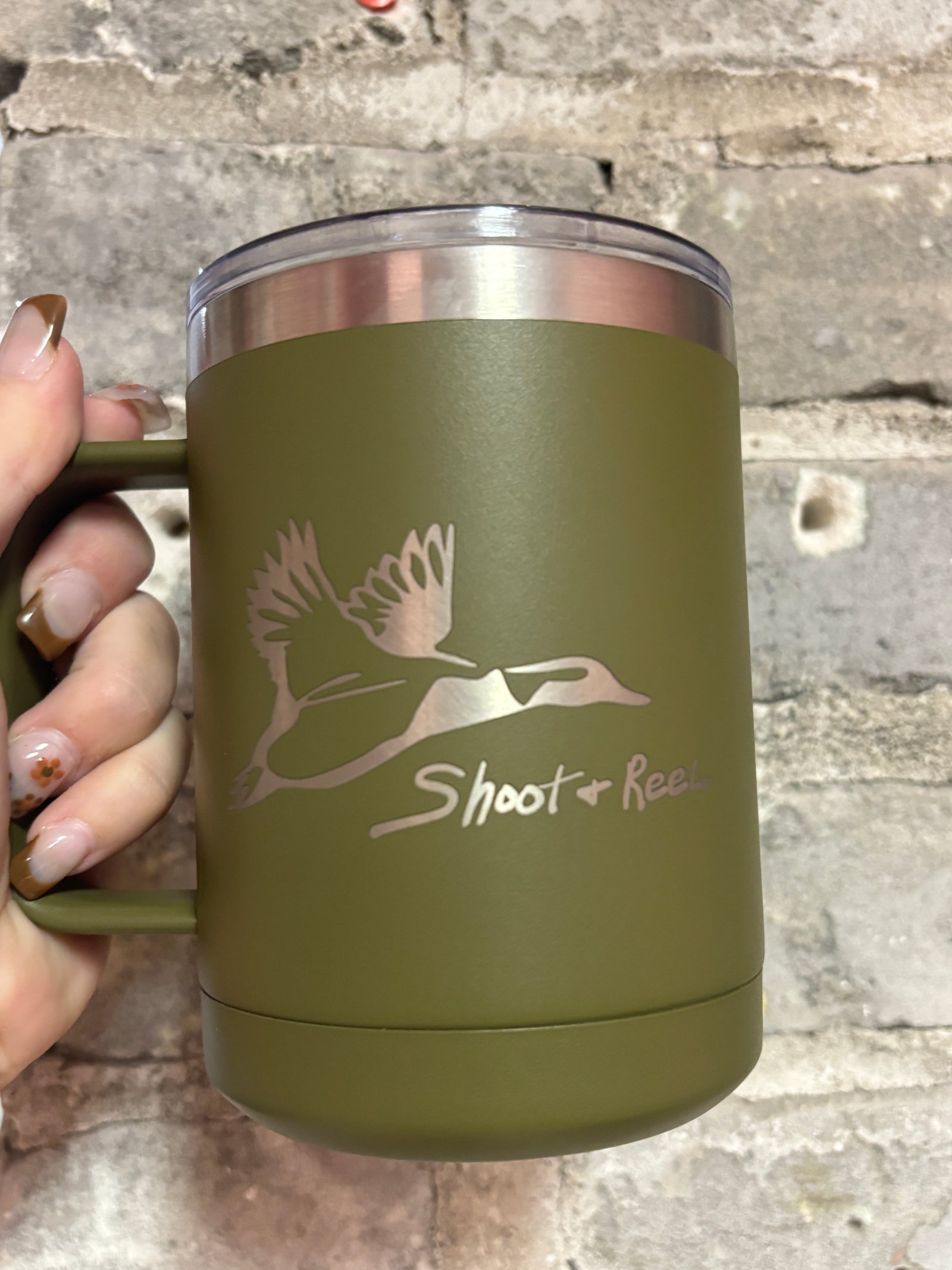 Shoot & Reel 15oz Cup - Mallard Outline