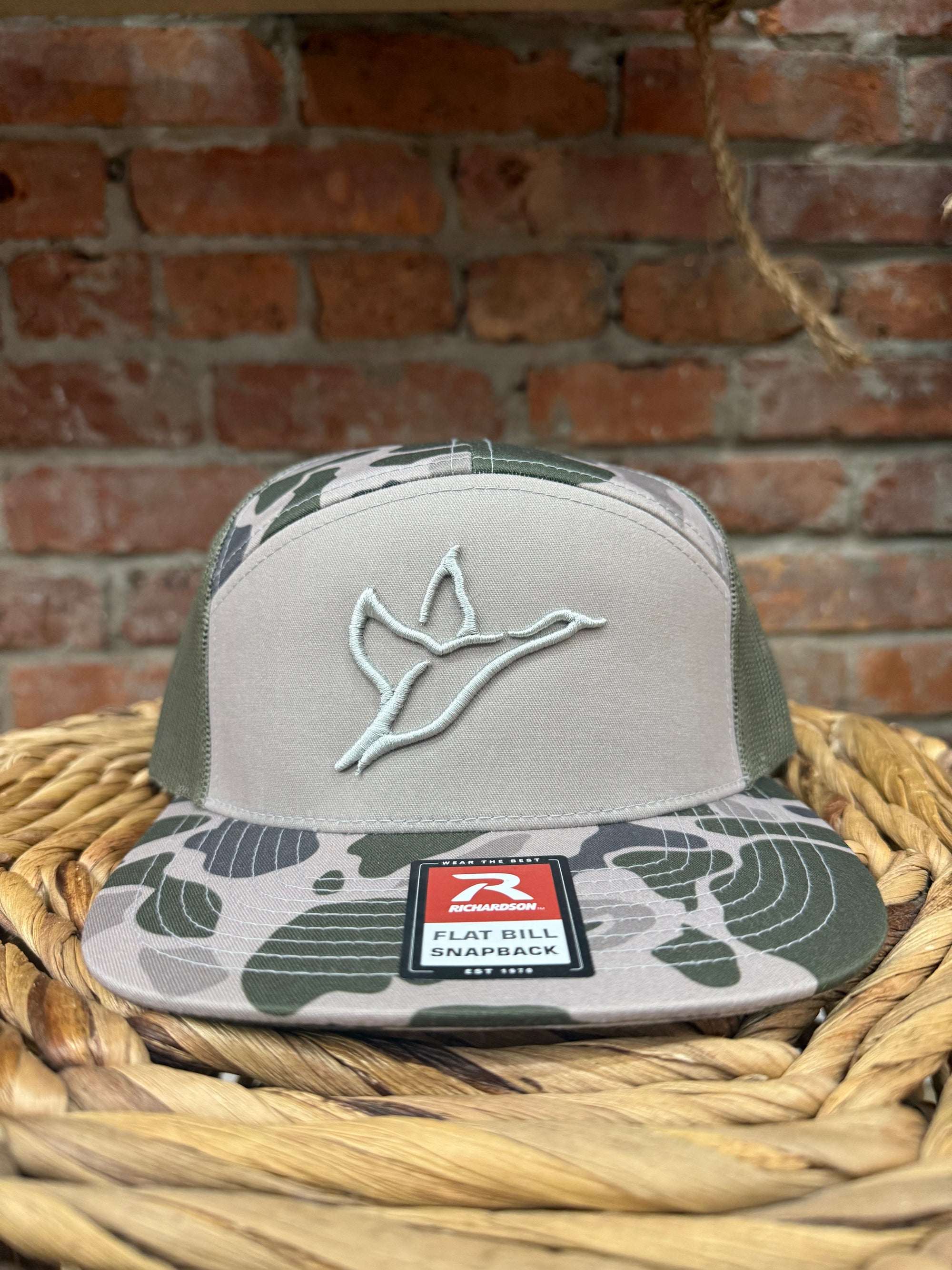 Combat Waterfowl Camo 7 Panel Hat