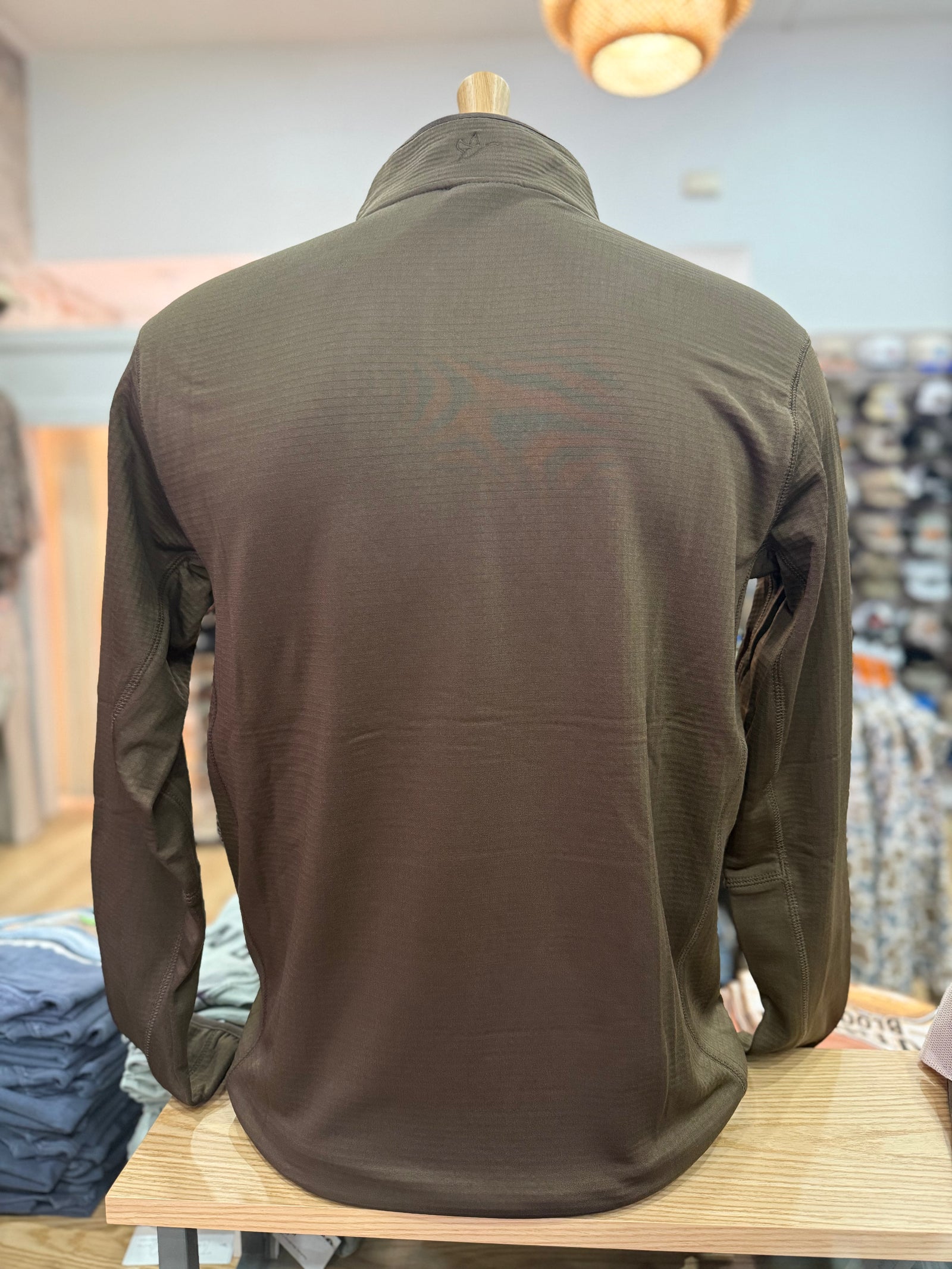 Nodak Hooded Jacket Waffle Fleece - Brown