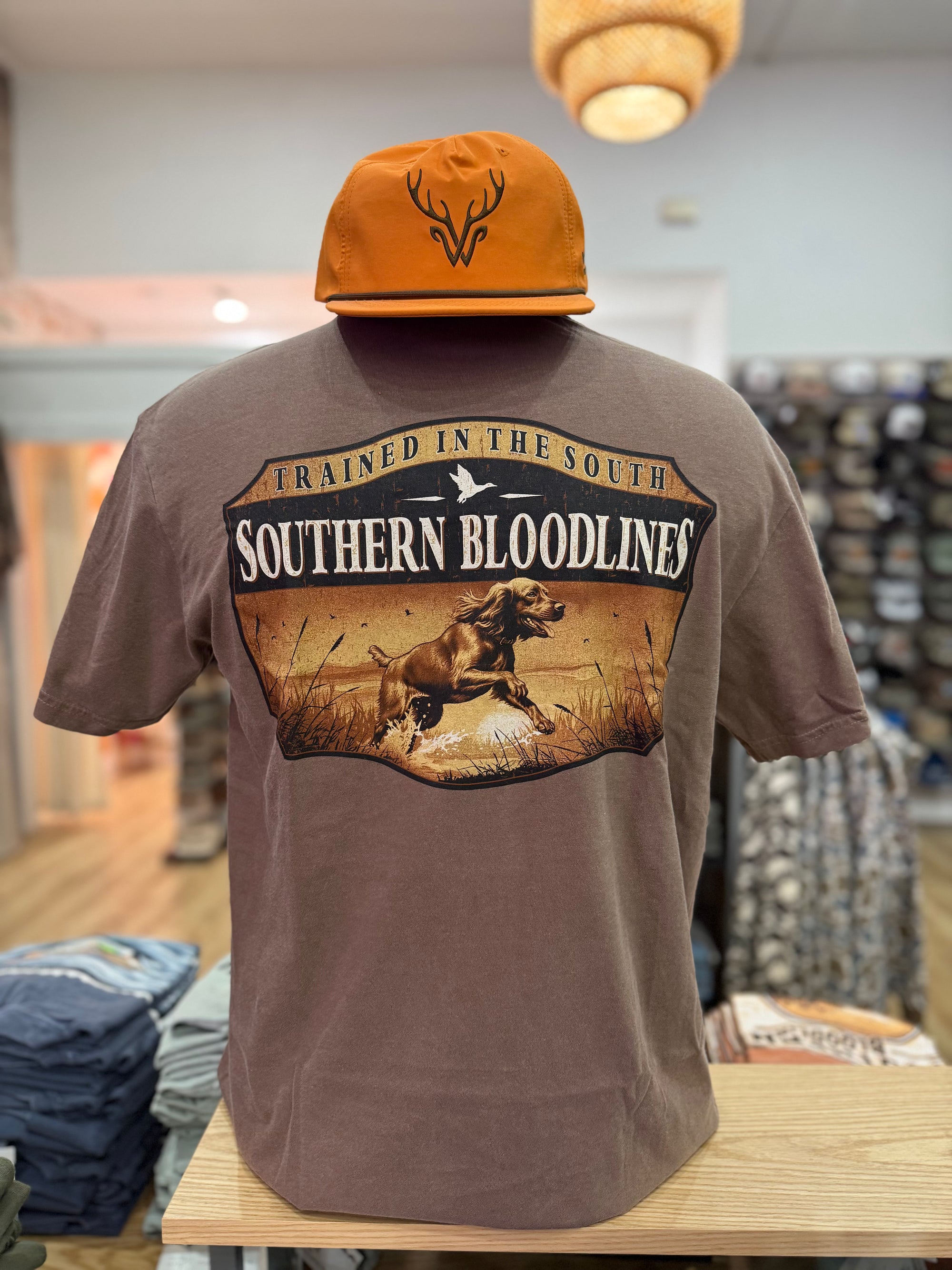 Southern Bloodlines Boykin Spaniel Tee - Brown