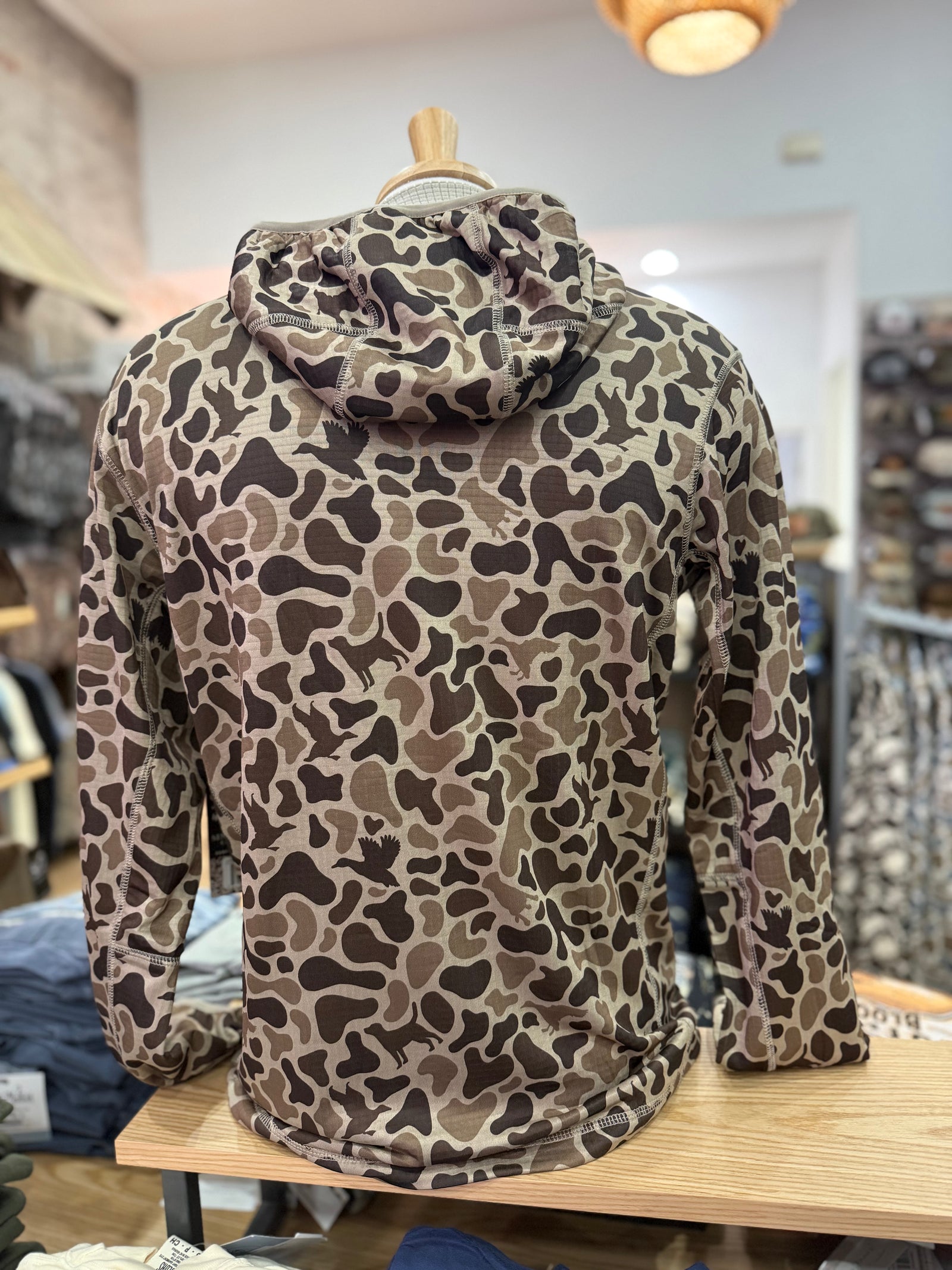 Nodak Hooded Jacket Waffle Fleece - Mosul Camo