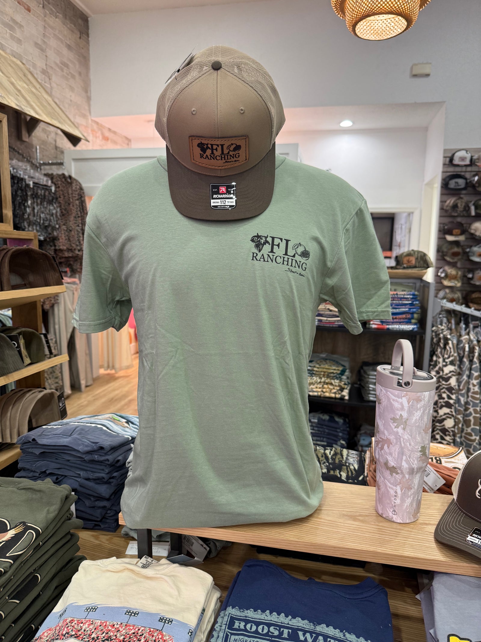 Shoot & Reel FL Ranching T-Shirt -Sage