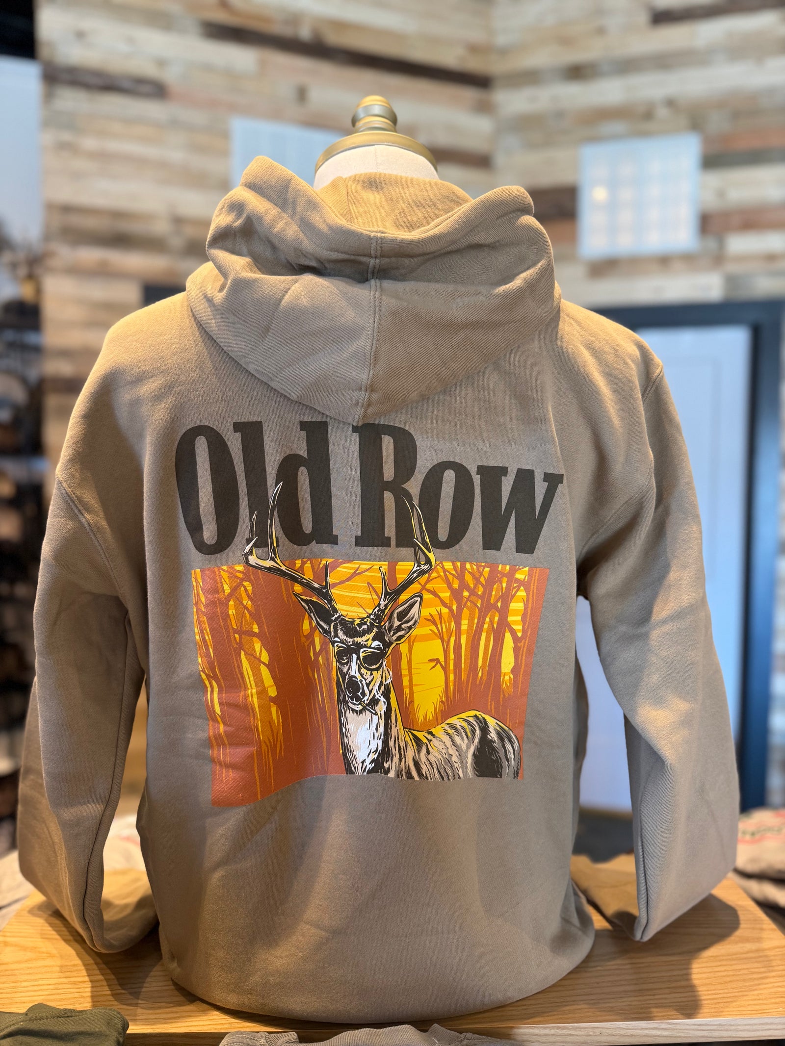 Old Row Smoking Buck Hoodie