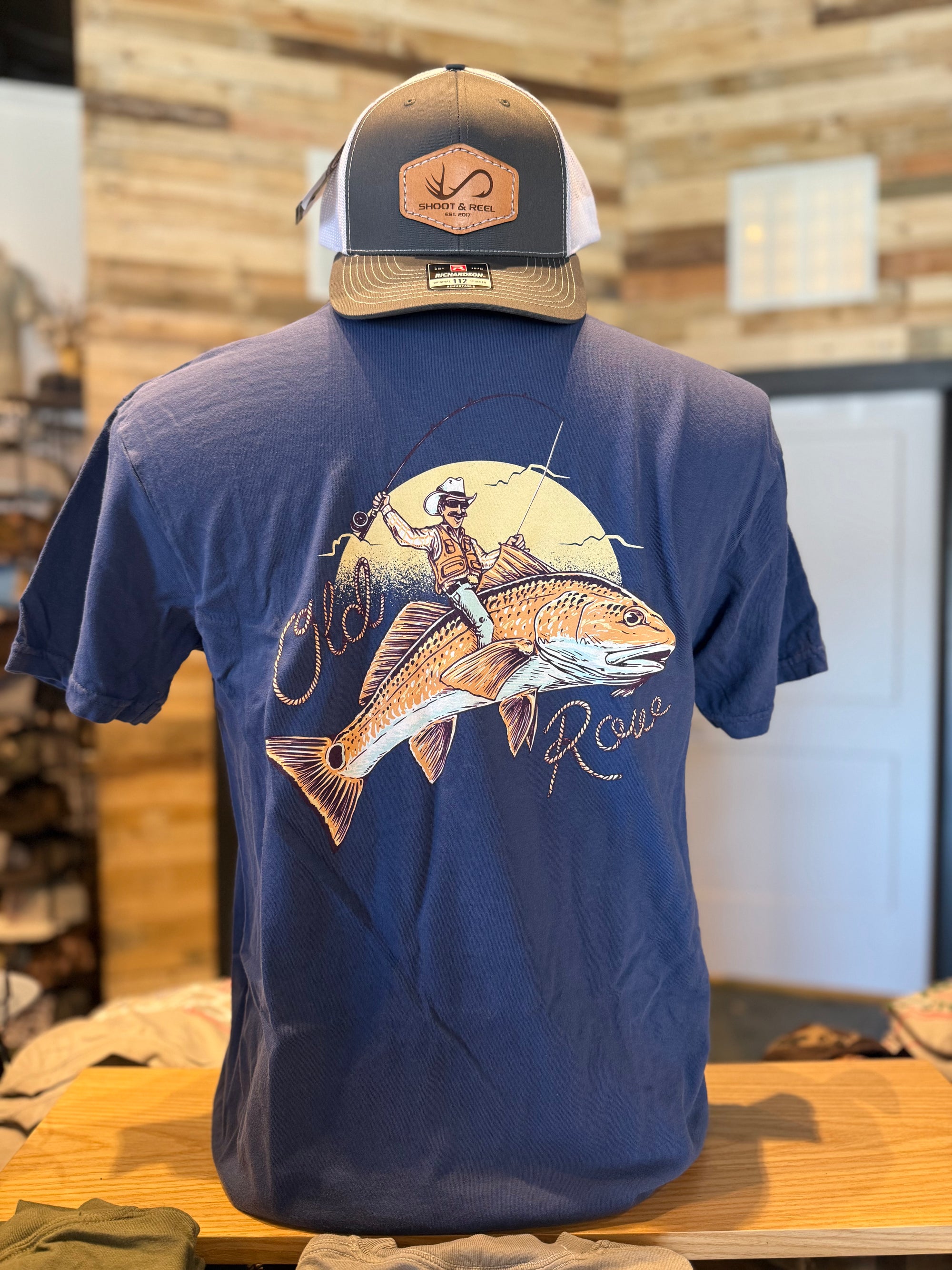 Old Row Bucking Fish Tee