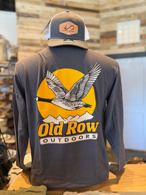 Old Row Goose Long Sleeve Pocket Tee