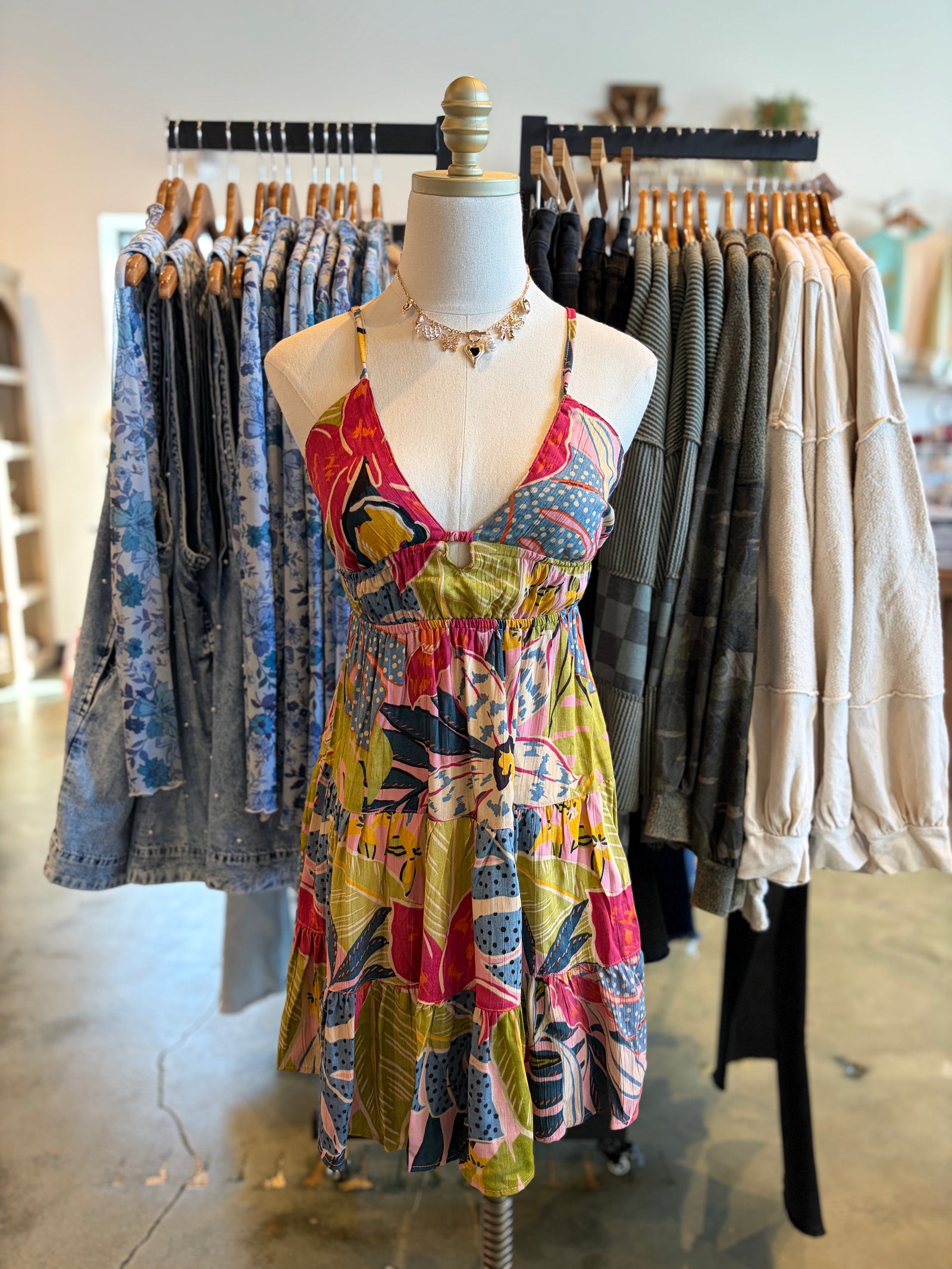 Lorelei Open Back Tiered Dress