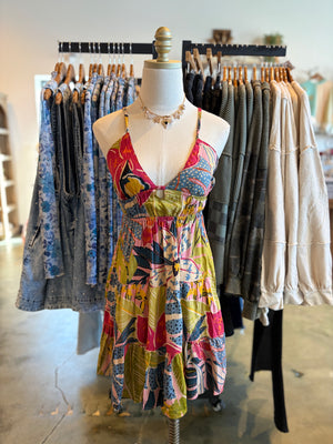 Lorelei Open Back Tiered Dress